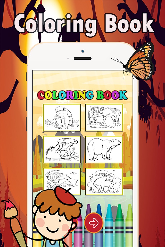 Preschool Coloring Book: coloring pages games free for toddlers and kids screenshot 4