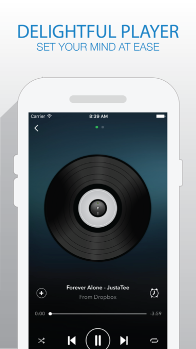 How to cancel & delete Katrina Music - Music Player For Cloud Platforms from Box Drive from iphone & ipad 2