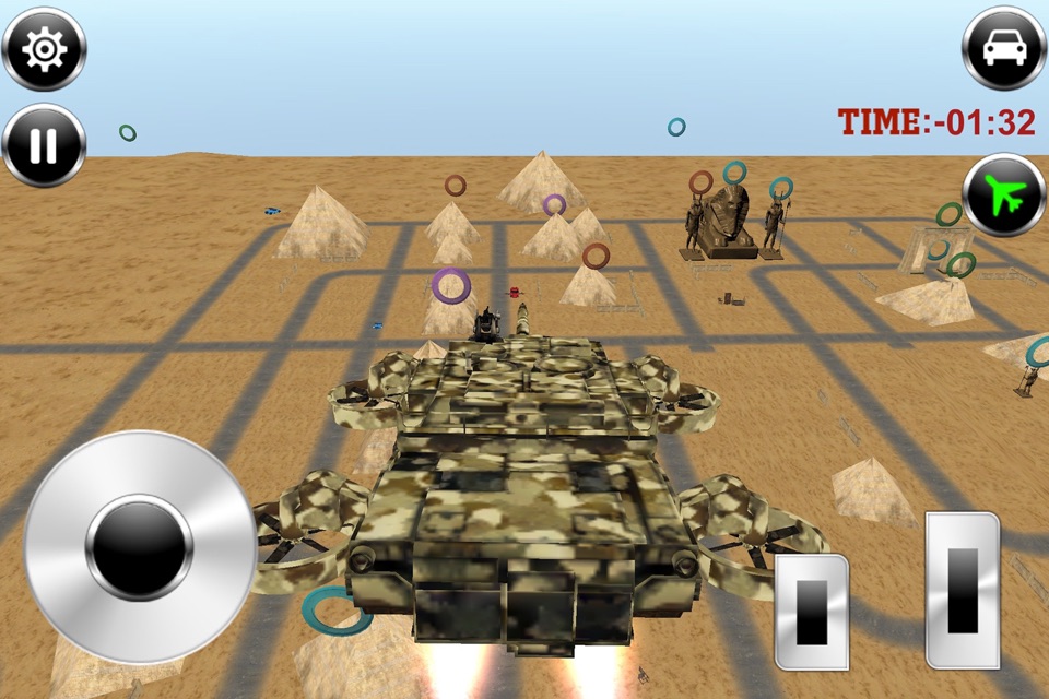 Flying World Tank war 3d Simulator screenshot 2