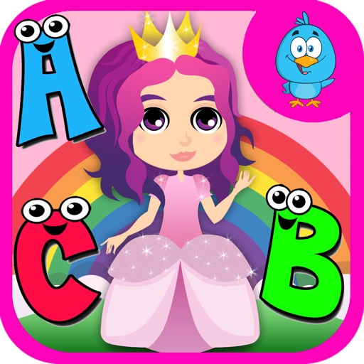 Free ABCs Princess Coloring Book Icon