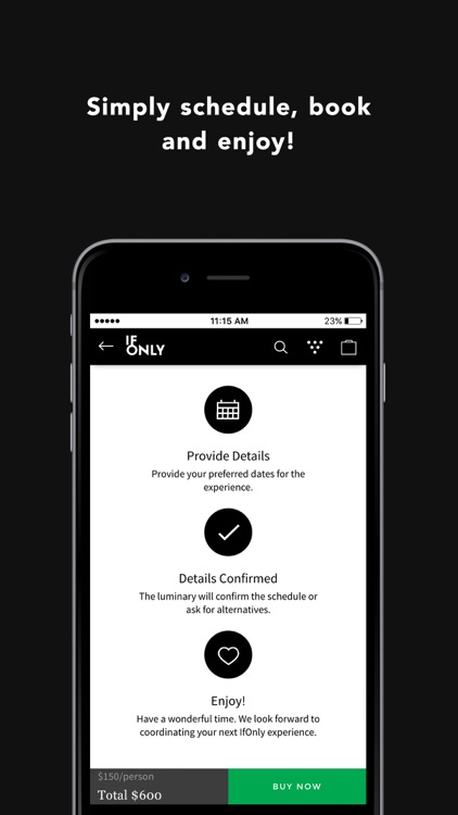 IfOnly - Access Local VIP Experiences, Activities, and Tours in San Francisco, Los Angeles, New York City screenshot-4