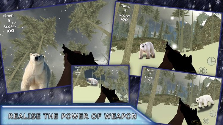 Polar Bear Attack Hunter 2016 - Shoot to Kill Artick Wild Animal - Survival mission