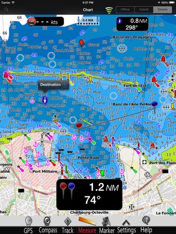 Lower Normandy GPS Charts Pro screenshot 3