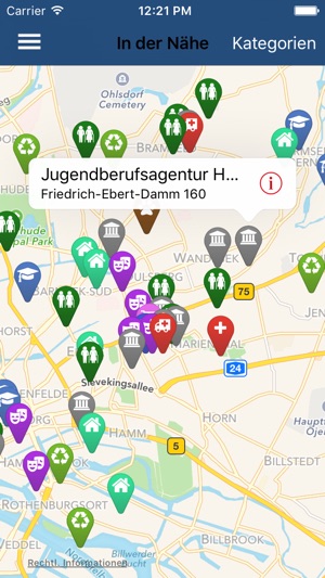 Kundenzentren Wandsbek(圖1)-速報App