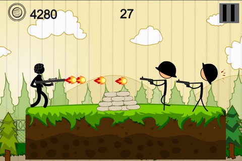 A Stickman Shooter - Sniper Vs Shooting Assassin Soldiers screenshot 4