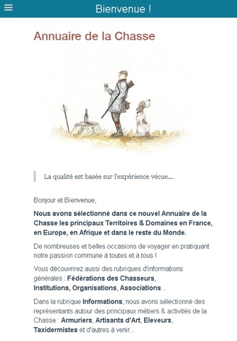 L'Annuaire de la Chasse 2016 - Territoires et Domaines de chasse en France, Europe, Afrique et reste du Monde screenshot 3