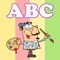 Your child can learn the English alphabets and words while coloring our ABC coloring app
