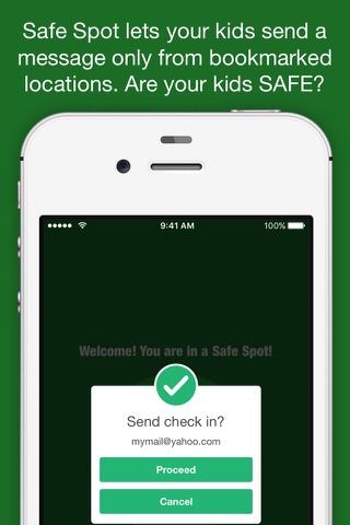 Safe Spot for kids - Location check in for family protection screenshot 2