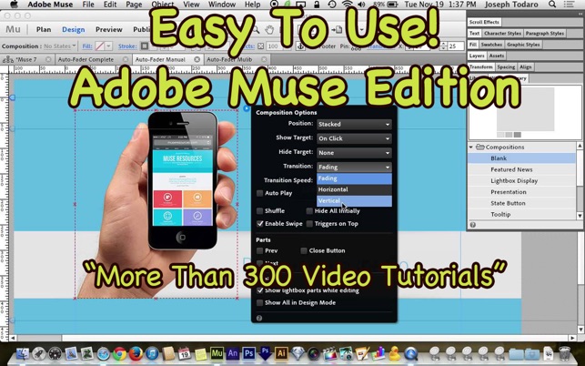 Easy To Use! Adobe Muse Edition