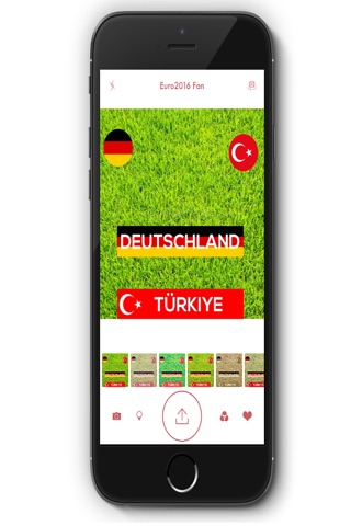Euro 2016 Fan - Zeigen Sie für Welches Land Sie stehen mit einem Banner oder Sticker bei der em 2016 screenshot 3