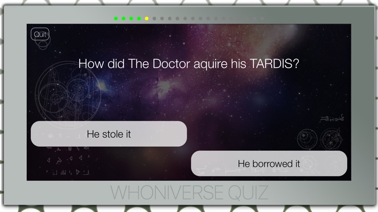 Whoniverse Quiz — trivia game for Doctor Who screenshot-3