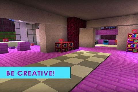 Girls Craft: Mine Exploration Lite - Cube World ADS FREE screenshot 2