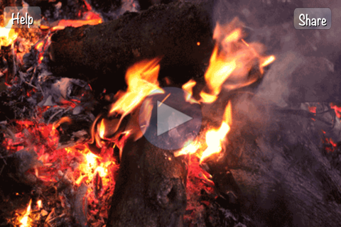 Fireplace - live free scenes with relaxing flames & sounds for stress relief and deeper sleep screenshot 3