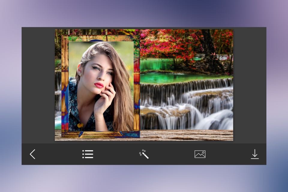 Waterfall Photo Frame - Picture Frames + Photo Effects screenshot 2