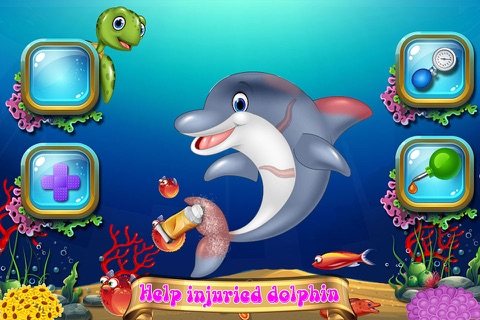Feed the Dolphin – Vet care, dress up & crazy fun game for kids screenshot 4