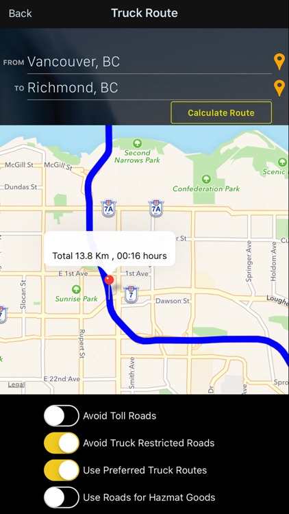 Hawk Eye Truck GPS Log Book