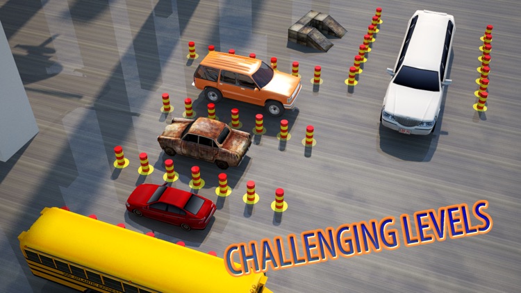 3D Car Parking - multi level driving test and  obstacle course 2016