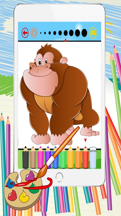 Animals and Zoo Coloring Book Pages - Jungle Color and Paint Free Game For Kids