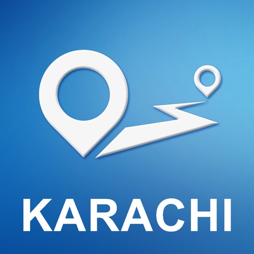 Karachi, Pakistan Offline GPS Navigation & Maps icon
