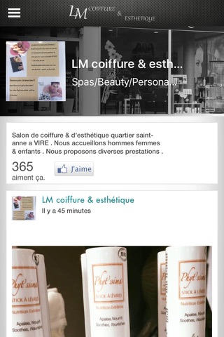 LM Coiffure et Esthétique screenshot 2