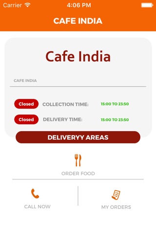 CAFE INDIA screenshot 2