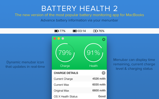 ‎Battery Health 2: Stats & Info Screenshot