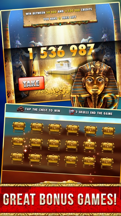 Pharaoh's Slots - Las Vegas Casino Slot Machines screenshot-3