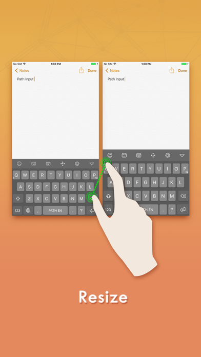 Path Input: Swipe Keyboard Note screenshot 2