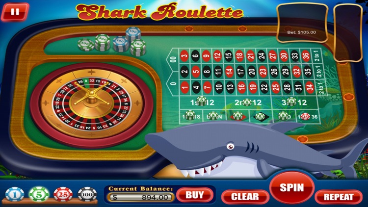 Shark Roulette Grand Casino Game Play Cards in Vegas Free screenshot-3