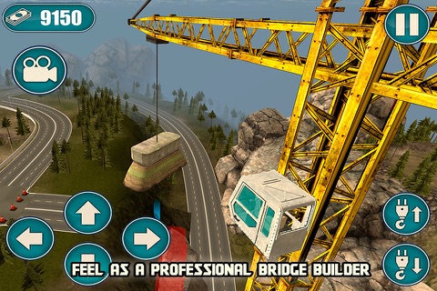 Bridge Builder - Crane Driving Simulator 3D - náhled