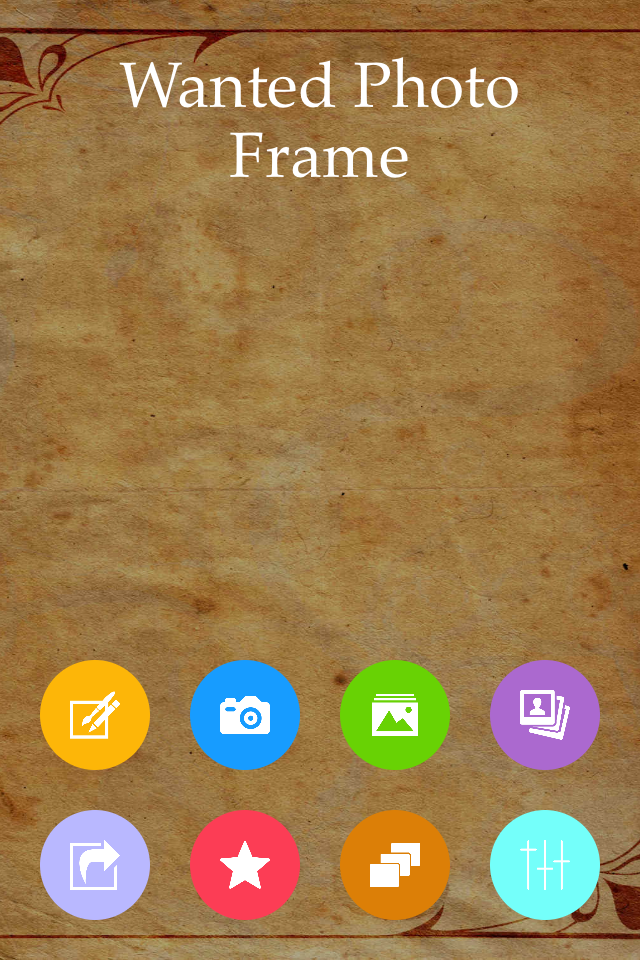 Wanted Photo Frame