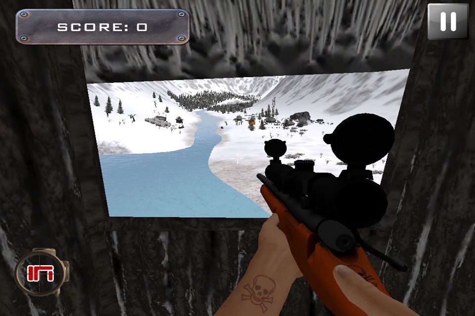 Arctic Sniper - Mountain War Free screenshot 3