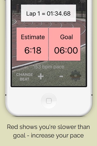 Ultimate Run Pacer for Training, Running and Racing (with beats) screenshot 3