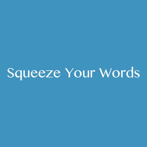 Squeeze Keyboard-Shrink your words iOS App