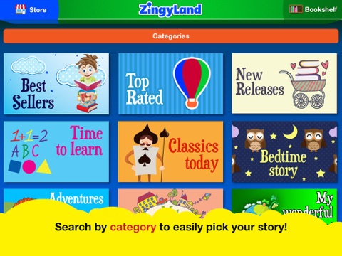 ZingyLand app - Safe Tales and Games for kids screenshot 3