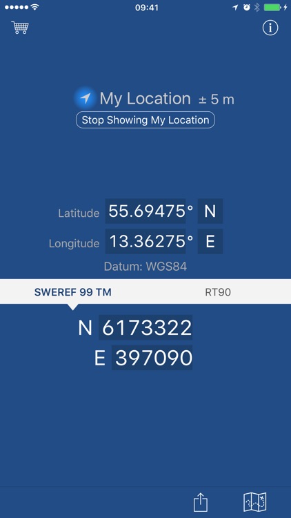 Swedish Coordinates - SWEREF 99 TM - RT90