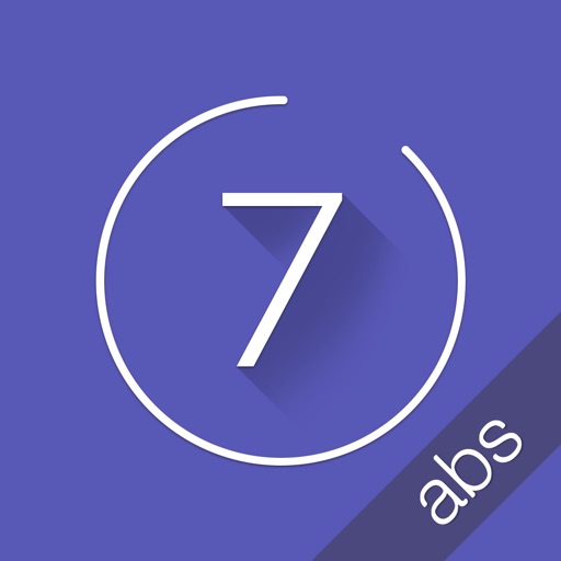 7 Minute Ab Workout Free ~ A Belly fat workout for men and womens iOS App