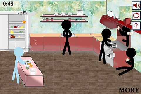 Stickman Crime in Kitchen － The Best New High IQ Test Game screenshot 4