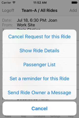 Share Rides screenshot 3