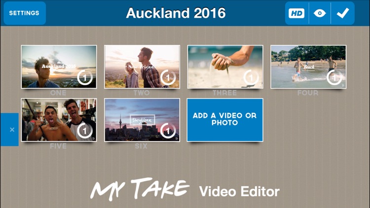 EF MyTake Video Editor for iPhone