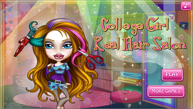 College Girl Hair Salon(圖1)-速報App