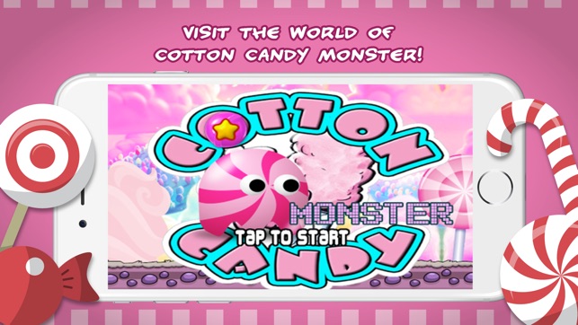 Cotton candy monster