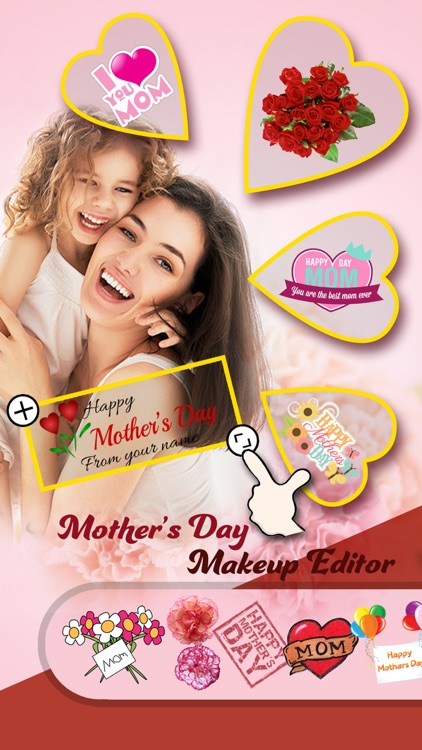 Mother Makeup Booth - Aa Photo Frame & Sticker Edit.or to Change Hair, Eye, Lip Color screenshot-4