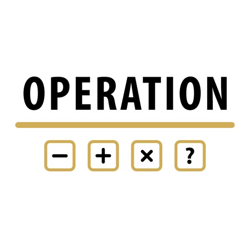 Operation : Stylish Number Game for Mental Improvement iOS App