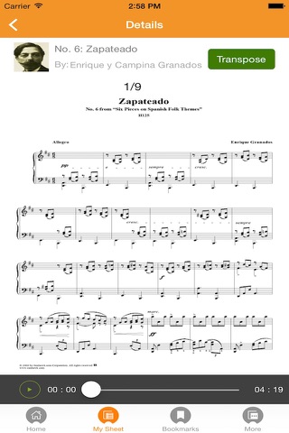 Online Sheet Music screenshot 3