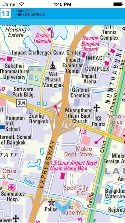 Bangkok and Greater Bangkok. Tourist map. screenshot-3