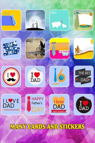 Father's Day Photo Frame.s, Sticker.s & Greeting Card.s Make.r Pro screenshot 4