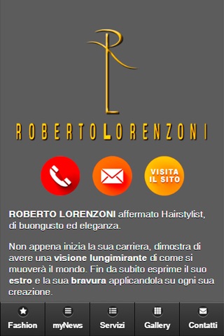 Roberto Lorenzoni Hairstylist screenshot 2