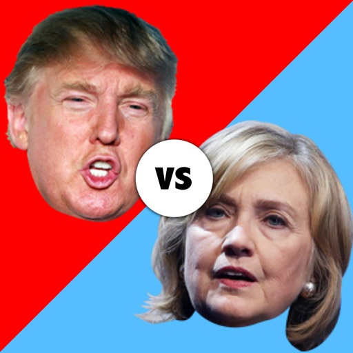 TRUMP vs HILLARY - Presidential Candidate Icon