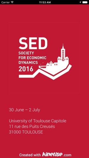 Society for Economic Dynamics SED 2016(圖1)-速報App